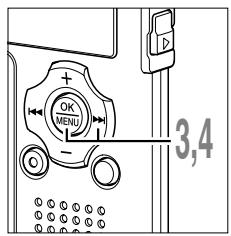 OLYMPUS WS-311M - Menu - 1