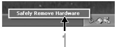 OLYMPUS WS-311M - Disconnecting from Your PC - 1