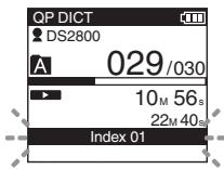 OLYMPUS DS-2800 - Locating an index mark - 1