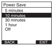 OLYMPUS DS-2800 - Power save setting - 1