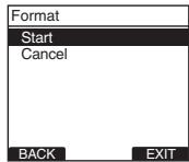 OLYMPUS DS-2800 - Formatting the card [Format] - 3