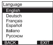 OLYMPUS DS-2800 - Press the + or - button to set the language. - 1