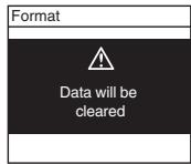 OLYMPUS DS-2800 - Formatting the card [Format] - 4