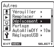OLYMPUS LS-11 - Déplacer des fichiers [déplacement] - 5