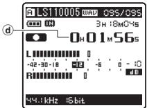OLYMPUS LS-11 - Appuyez à nouveau sur la touche REC ●, l'enregistrement début. - 1