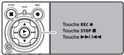 OLYMPUS LS-11 - Ajustement du niveau de synchronisation vocale pour l'enregistrement - 1