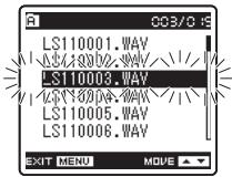 OLYMPUS LS-11 - Appuyez sur la touche /ok ou i. - 1