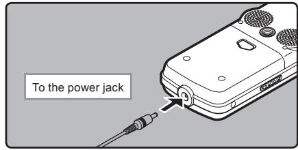 OLYMPUS LS-5 - Using the AC Adapter - 1