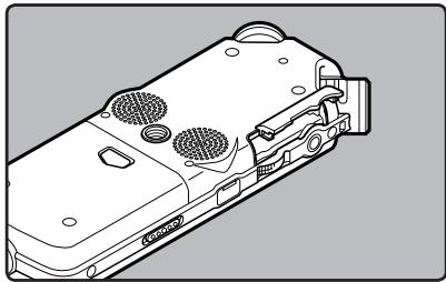 OLYMPUS LS-5 - Inserting a Card - 2
