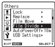 OLYMPUS LS-5 - Splitting Files [File Divide] - 5