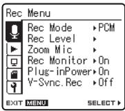 OLYMPUS LS-5 - Menu Setting Method - 2
