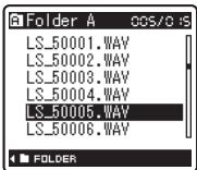 OLYMPUS LS-5 - Moving Files [File Move] - 2