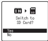 OLYMPUS LS-5 - Inserting a Card - 5