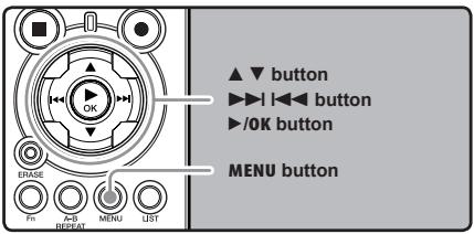 OLYMPUS LS-5 - Menu Setting Method - 1