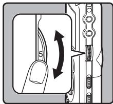 OLYMPUS LS-5 - Use the REC LEVEL dial to adjust the recording level. - 1