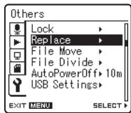 OLYMPUS LS-5 - Rearranging files [Replace] - 4