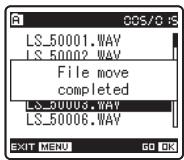 OLYMPUS LS-5 - Press the OK button to complete the setting. - 1