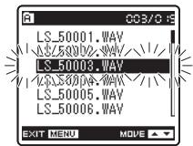 OLYMPUS LS-5 - Press the /0K or button. - 1