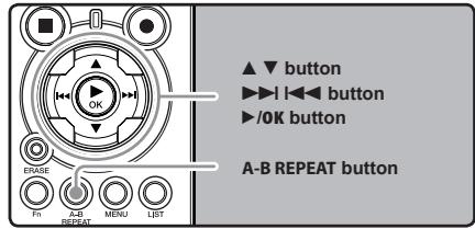 OLYMPUS LS-5 - How to begin segment repeat playback - 1