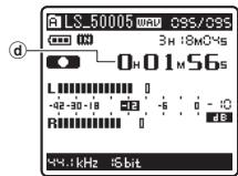 OLYMPUS LS-5 - Press the REC button again will begin recording. - 1