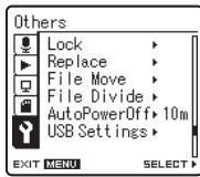 OLYMPUS LS-5 - Press the /0K or button to move the cursor to the item to set. - 1