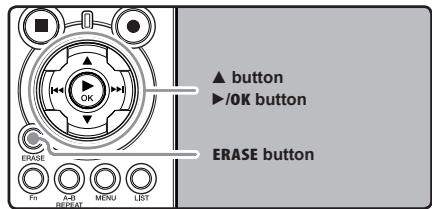 OLYMPUS LS-5 - Erase All Files from a Folder - 1