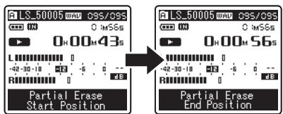 OLYMPUS LS-5 - Press the ERASE button again. - 1