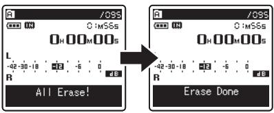 OLYMPUS LS-5 - Press the /0K button. - 1
