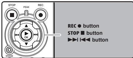 OLYMPUS LS-5 - Adjusting the voice sync level for recording - 1