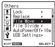 OLYMPUS LS-5 - Moving Files [File Move] - 5