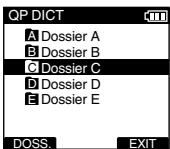 OLYMPUS DS-3400 - Modification des dossiers - 2
