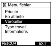 OLYMPUS DS-3400 - Verrouillage de fichiers (Vérouiller) - 2
