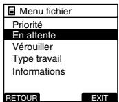 OLYMPUS DS-3400 - Fichiers d'opération en cours (En attente) - 2