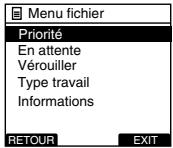 OLYMPUS DS-3400 - Réglage à partir du Menu - 1