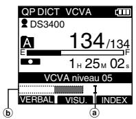 OLYMPUS DS-3400 - Ajustement du niveau d'activation de démarrage/arrêt - 1