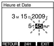 OLYMPUS DS-3400 - Réglage de l'heure et de la date (Heure et Date) - 3