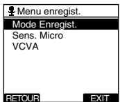 OLYMPUS DS-3400 - Modes d'enregistrements (Mode Enregist.) - 2