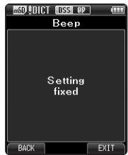 OLYMPUS DS-3500 - Press the OK/MENU button to complete the setting. - 1