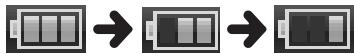 OLYMPUS DS-3500 - Battery indicator - 1