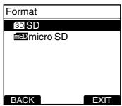 OLYMPUS DS-5000 - Formatting the Card (Format) - 3