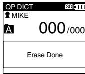 OLYMPUS DS-5000 - Erasing All Files in a Folder - 6
