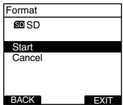 OLYMPUS DS-5000 - Formatting the Card (Format) - 4
