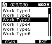 OLYMPUS DS-5000 - Setting the Work Type - 1