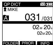 OLYMPUS DS-5000 - Move the slide switch to the STOP position to stop recording. - 3
