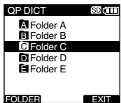 OLYMPUS DS-5000 - Changing Folders - 2