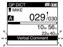 OLYMPUS DS-5000 - Locating a Verbal Comment - 1
