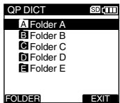 OLYMPUS DS-5000 - Changing Folders - 1