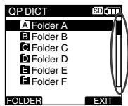 OLYMPUS DS-5000 - Scroll bar - 1