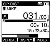 OLYMPUS DS-5000 - Move the slide switch to the STOP position to stop recording. - 2