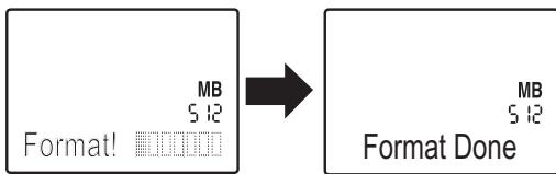 OLYMPUS VN-3500PC - ◆ Formatting the Recorder [Format] - 6